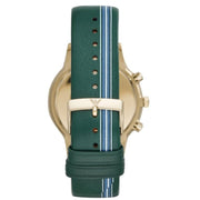  Shop Authentic Emporio Armani Renato Chronograph Silver Dial Green Leather Strap Watch For Men - AR11233 - Luxxuri