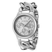  Shop Authentic Michael Kors Runway Twist Silver Dial Silver Stainless Steel Strap Watch for Women - MK3149 - Luxxuri
