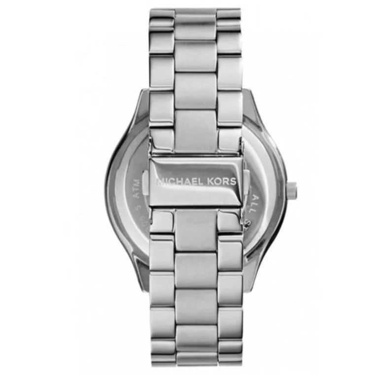  Shop Authentic Michael Kors Slim Runway Quartz Pink Dial Silver Steel Strap Watch For Women - MK3380 - Luxxuri