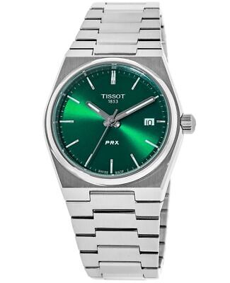 Shop Authentic Tissot PRX Quartz Green Dial Steel Silver Steel Strap Watch for Men - T137.410.11.081.00 - Luxxuri