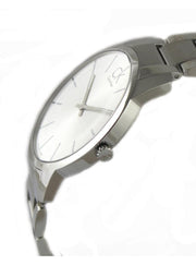  Shop Authentic Calvin Klein City Silver Dial Silver Steel Strap Watch for Men - K2G21126 - Luxxuri
