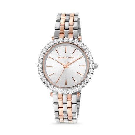  Shop Authentic Michael Kors Darci Quartz Silver Dial Two Tone Steel Strap Watch For Women - MK4515 - Luxxuri