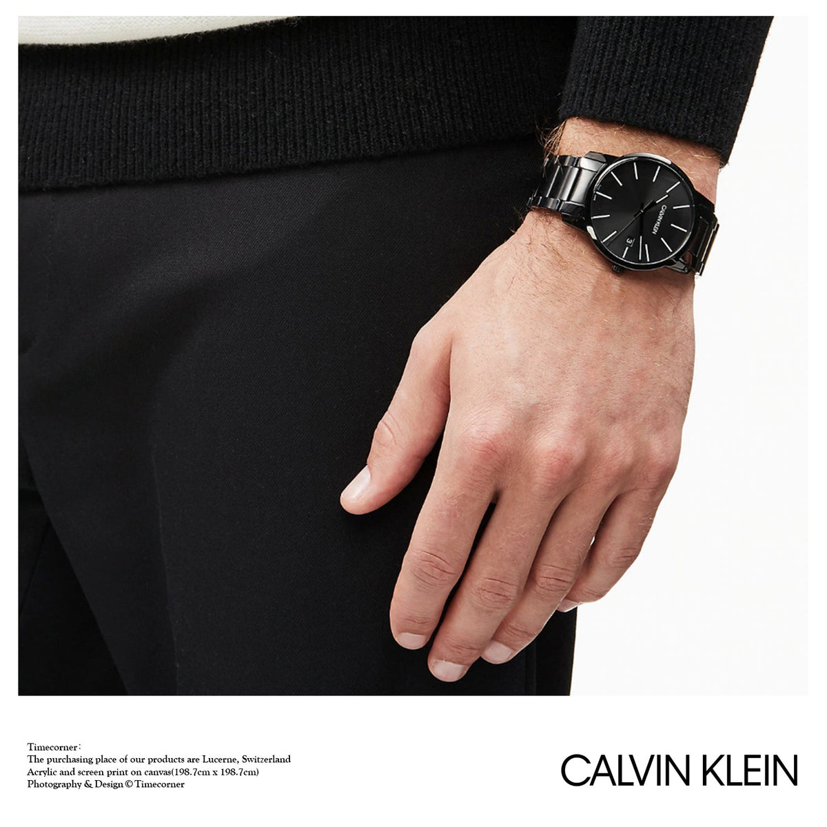  Shop Authentic Calvin Klein City Quartz Black Dial Black Steel Strap Watch for Men - K2G2G4B1 - Luxxuri