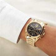  Shop Authentic Michael Kors Bradshaw Black Dial Gold Steel Strap Watch for Women - MK5739 - Luxxuri