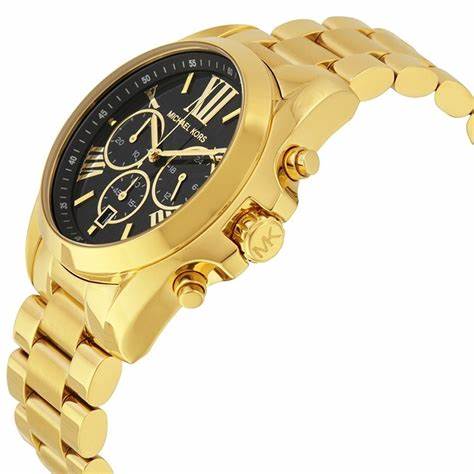  Shop Authentic Michael Kors Bradshaw Black Dial Gold Steel Strap Watch for Women - MK5739 - Luxxuri