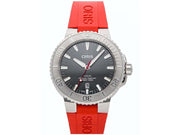  Shop Authentic Oris Aquis Date Relief Grey Dial Red Rubber Strap Watch for Men - 0173377304153-0742466EB - Luxxuri