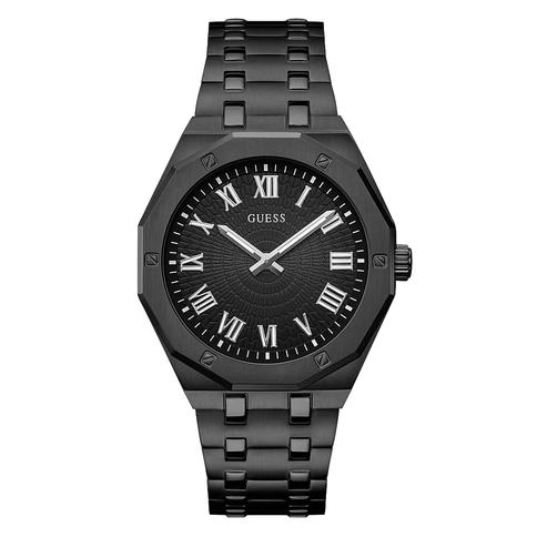  Shop Authentic Guess Asset Quartz Black Dial Black Steel Strap Watch For Men - GW0575G3 - Luxxuri