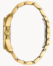  Shop Authentic Bulova Crystal Collection Blue Dial Gold Steel Strap Watch for Men - 98C128 - Luxxuri