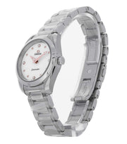  Shop Authentic Omega Seamaster Aqua Terra Quartz Diamond Silver Dial Silver Steel Strap Watch for Women - 220.10.28.60.54.001 - Luxxuri