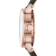  Shop Authentic Fossil Boyfriend Automatic Skeleton Grey Dial Grey Leather Strap Watch for Women - ME3089 - Luxxuri