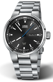  Shop Authentic Oris Williams Day Date Black Dial Silver Steel Strap Watch for Men - 0173577404154-0782450S - Luxxuri