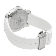  Shop Authentic Gucci Dive Quartz White Dial White Rubber Strap Watch For Men - YA136337 - Luxxuri