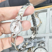  Shop Authentic Bulova Crystal Pendant Silver Dial Silver Steel Strap Watch for Women - 96X111 - Luxxuri