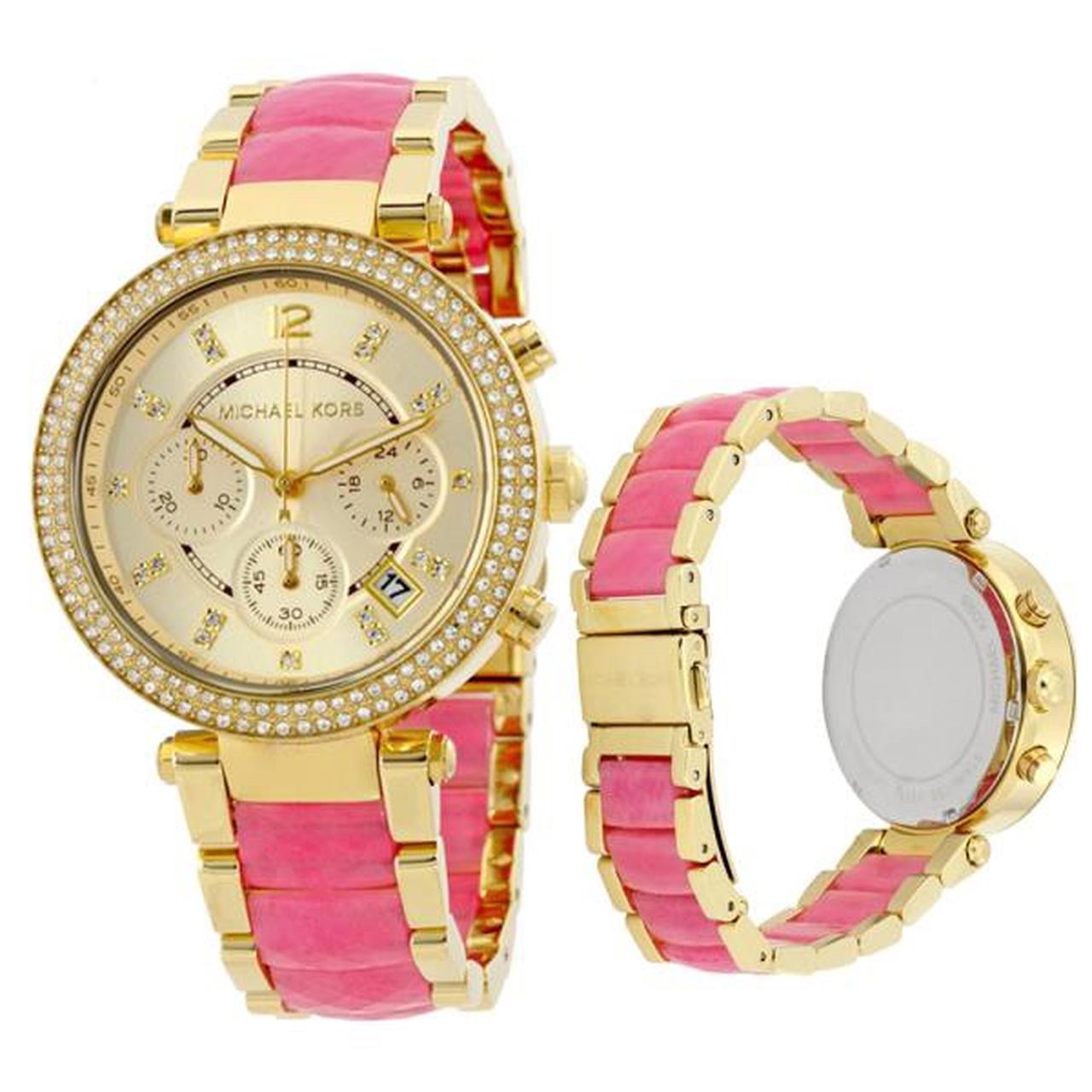  Shop Authentic Michael Kors Parker Gold Dial Two Tone Steel Strap Watch for Women - MK6363 - Luxxuri