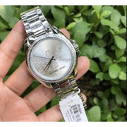  Shop Authentic Michael Kors Bradshaw Quartz Silver Dial Silver Steel Strap Watch For Women - MK6554 - Luxxuri