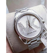  Shop Authentic Michael Kors Bradshaw Quartz Silver Dial Silver Steel Strap Watch For Women - MK6554 - Luxxuri