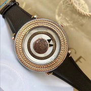  Shop Authentic Versace V Metal Icon Quartz Silver Dial Brown Leather Strap Watch For Men - VQL010015 - Luxxuri