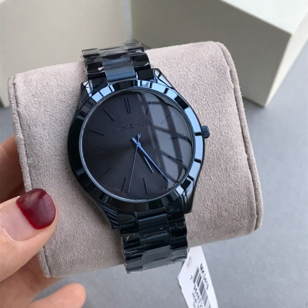  Shop Authentic Michael Kors Runway Quartz Blue Dial Blue Steel Strap Watch For Women - MK3419 - Luxxuri