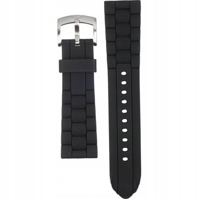  Shop Authentic Emporio Armani Chronograph Black Dial Black Rubber Strap Watch For Men - AR5865 - Luxxuri