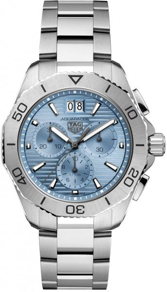 Shop Authentic Tag Heuer Aquaracer Professional 200 Date Blue Dial Silver Steel Strap Watch for Men - CBP1112.BA0627 - Luxxuri