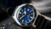  Shop Authentic Seiko Prospex Analogue Automatic Diver Blue Dial Black Rubber Strap Watch For Men - SPB053J1 - Luxxuri
