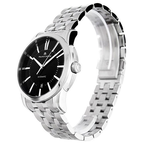  Shop Authentic Maurice Lacroix Pontos Date Automatic Black Dial Silver Steel Strap Watch For Men - PT6148-SS002-330 - Luxxuri