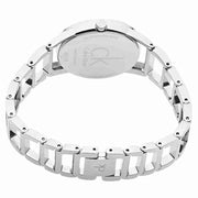  Shop Authentic Calvin Klein Stately White Dial Silver Steel Strap Watch for Women - K3G23126 - Luxxuri