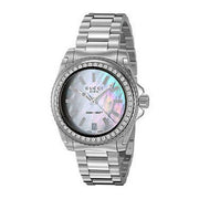  Shop Authentic Gucci Dive Diamonds Mother of Pearl Dial Silver Steel Strap Watch For Women - YA136406 - Luxxuri