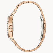  Shop Authentic Bulova Phantom White Dial with Swarovski Baguettes Rose Gold Steel Strap Watch for Women - 98L268 - Luxxuri