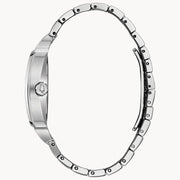  Shop Authentic Bulova Phantom Swarovski Crystal Pave Silver Dial Silver Steel Strap Watch for Men - 98B296 - Luxxuri