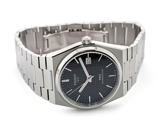  Shop Authentic Tissot PRX Powermatic 80 Black Dial Silver Steel Strap Watch For Men - T137.407.11.051.00 - Luxxuri