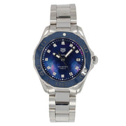  Shop Authentic Tag Heuer Aquaracer Diamonds Blue Dial Silver Steel Strap Watch for Women - WAY131L.BA0748 - Luxxuri