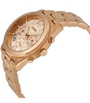  Shop Authentic Fossil Boyfriend Multifunction Rose Gold Dial Rose Gold Steel Strap Watch for Women - ES3885 - Luxxuri