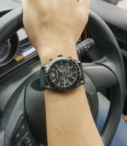  Shop Authentic Emporio Armani Giovanni Chronograph Black Dial Black Rubber Strap Watch For Men - AR11028 - Luxxuri