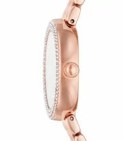  Shop Authentic Emporio Armani Rosa Quartz Mother of Pearl Black Dial Rose Gold Steel Strap Watch For Women - AR11372 - Luxxuri