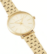  Shop Authentic Michael Kors Pyper Quartz Gold Dial Gold Steel Strap Watch For Women - MK3898 - Luxxuri