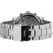  Shop Authentic Guess Horizon Chronograph Quartz Black Dial Silver Steel Strap Watch For Men - W0379G1 - Luxxuri