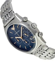  Shop Authentic Emporio Armani Luigi Chronograph Quartz Blue Dial Silver Steel Strap Watch For Men - AR1974 - Luxxuri