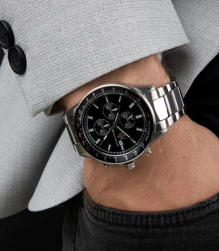  Shop Authentic Maserati SFIDA Chronograph Black Dial Silver Steel Strap Watch For Men - R8873640015 - Luxxuri
