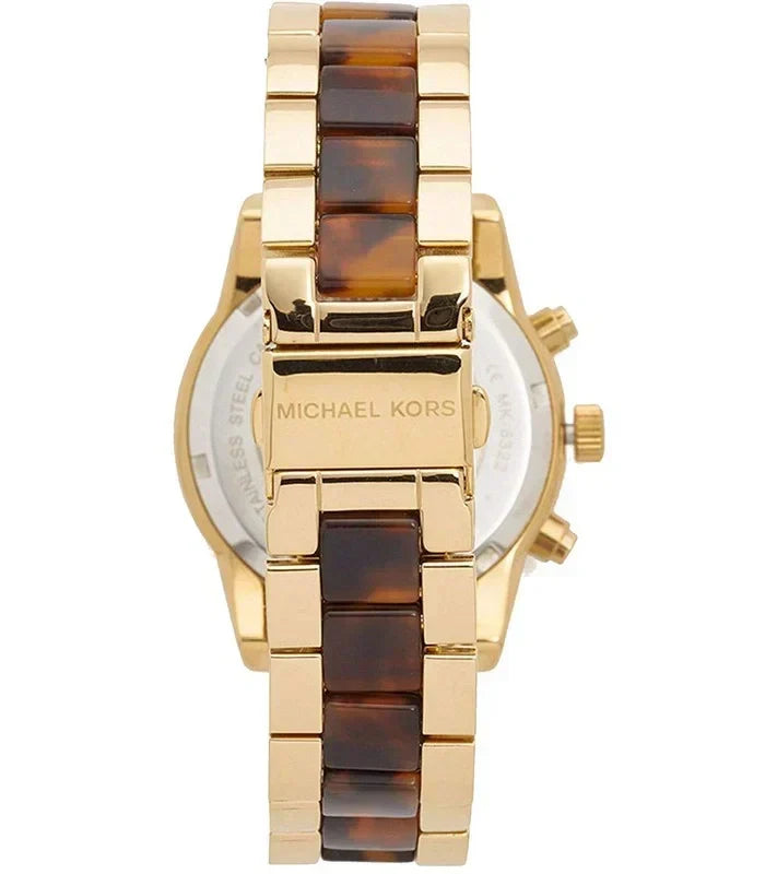  Shop Authentic Michael Kors Ritz Gold Dial Two Tone Steel Strap Watch for Women - MK6322 - Luxxuri
