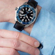  Shop Authentic Tag Heuer Aquaracer Calibre 5 Automatic Black Dial Black Nylon Strap Watch for Men - WAY211B.FC6363 - Luxxuri