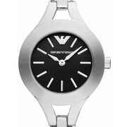  Shop Authentic Emporio Armani Classic Quartz Black Dial Silver Steel Strap Watch For Women - AR7328 - Luxxuri