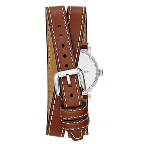  Shop Authentic Burberry Utilitarian White Dial Brown Leather Strap Watch for Women - BU7848 - Luxxuri