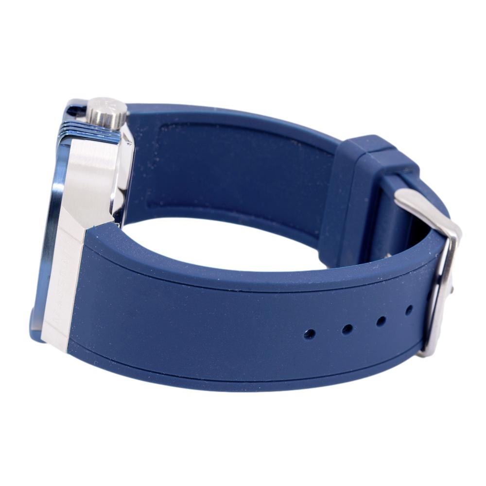  Shop Authentic Maserati Potenza Automatic Skeleton Dial Blue Rubber Strap Watch For Men - R8821108035 - Luxxuri