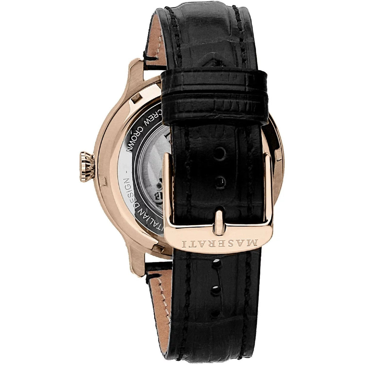  Shop Authentic Maserati Epoca Automatic Skeleton Mechanical Black Watch For Men - R8821118001 - Luxxuri