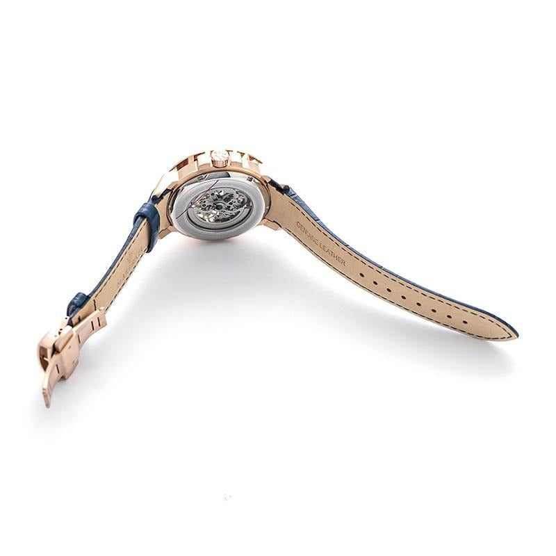  Shop Authentic Maserati Automatic Blue Dial Blue Leather Strap Watch For Men - R8821119005 - Luxxuri