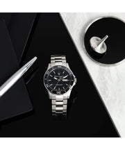  Shop Authentic Maserati Competizione Automatic Black Dial Silver Steel Strap Watch For Men - R8823100002 - Luxxuri