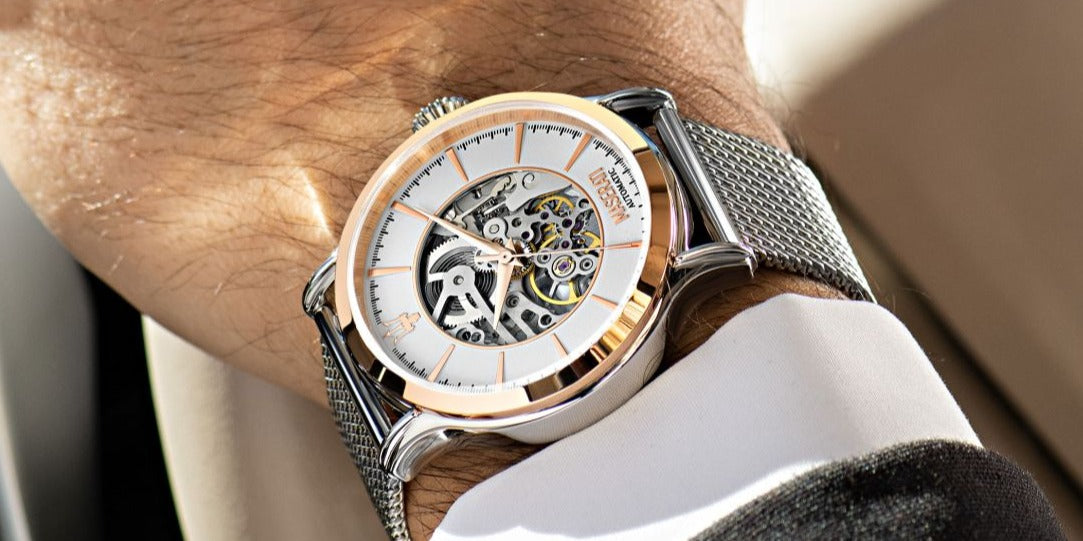  Shop Authentic Maserati Epoca Automatic White Dial Silver Mesh Bracelet Watch For Men - R8823118001 - Luxxuri