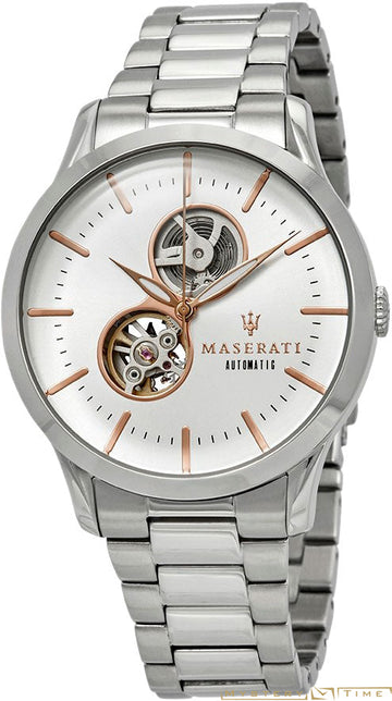  Shop Authentic Maserati Tradizione Automatic White Dial Stainless Steel Watch For Men - R8823125001 - Luxxuri