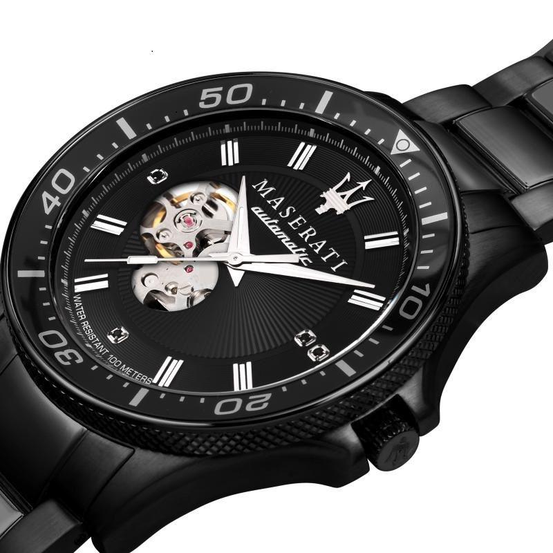  Shop Authentic Maserati SFIDA Automatic Black Special Edition 44mm Watch For Men - R8823140005 - Luxxuri